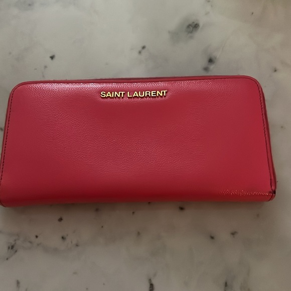 Pink Saint Laurent Continental Wallet 🌸 - Picture 2 of 9